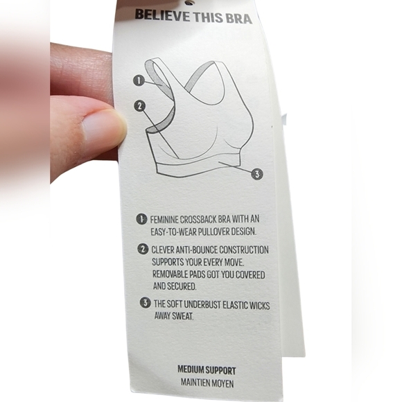 Adidas x Peloton Black Printed Digi Motion BT Heat.RDY Believe This Bra,… - Picture 2 of 4